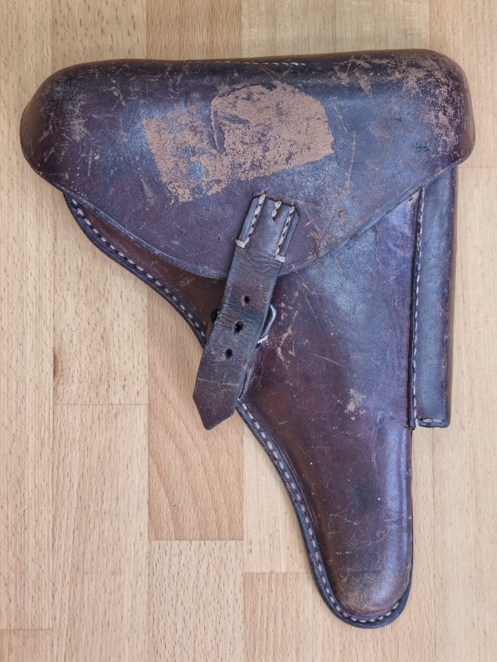 Original Deutsches WW1 Lederholster zu DWM P08, J.1918