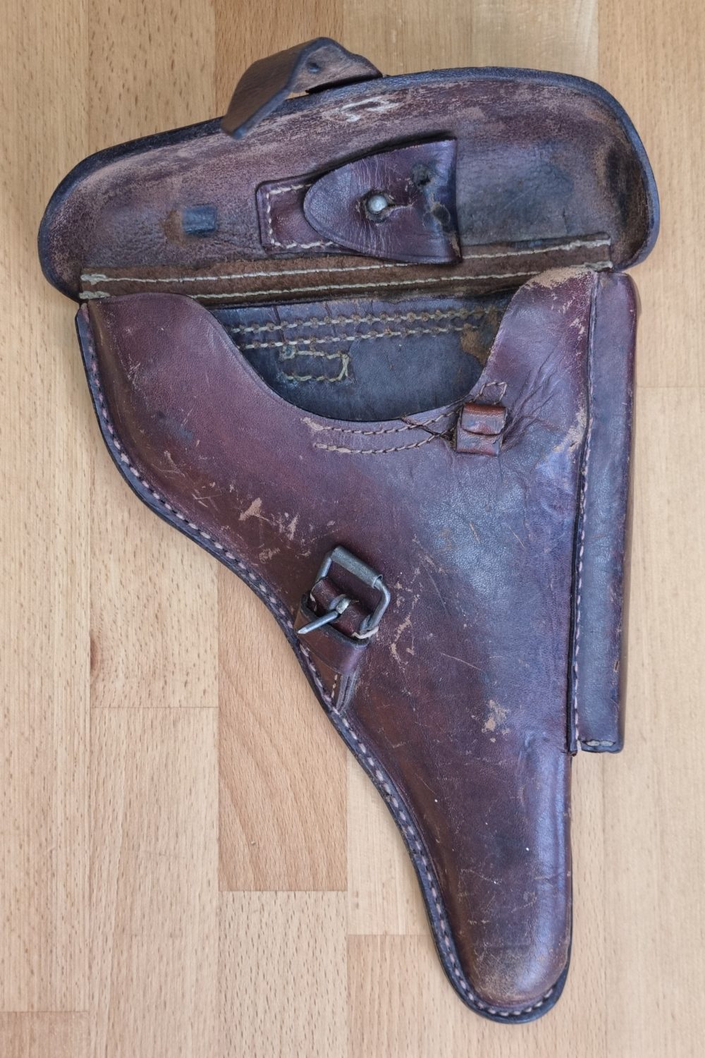 Original Deutsches WW1 Lederholster zu DWM P08, J.1918 - Image 2