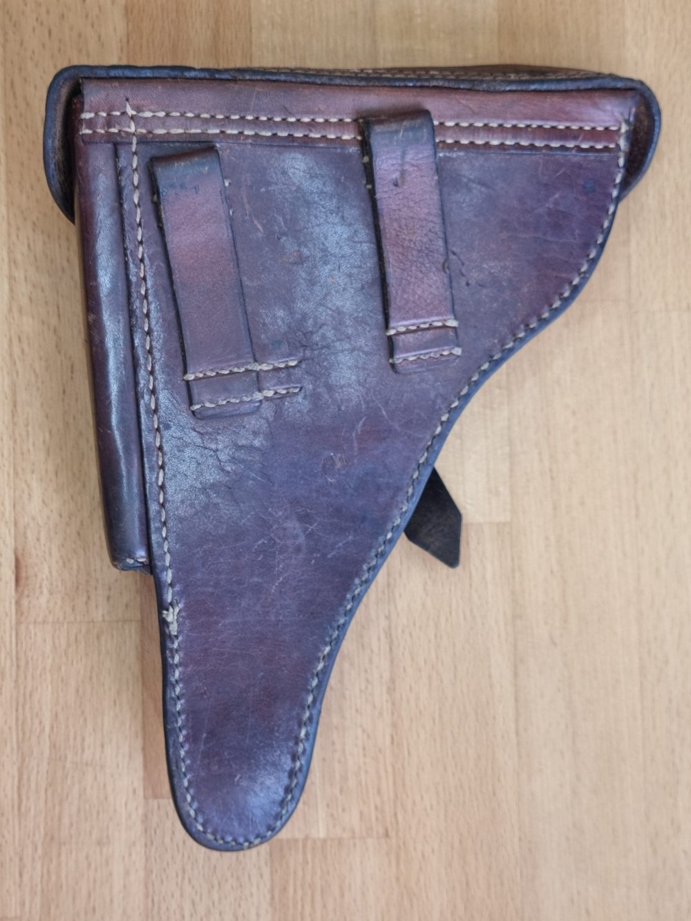 Original Deutsches WW1 Lederholster zu DWM P08, J.1918 - Image 3